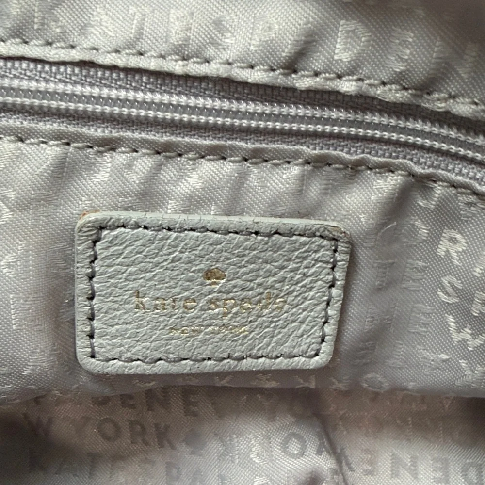 Kate Spade Whitaker Place Gray Quilted Handbag
